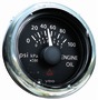 Ciśnienie oleju silnikowego 10 bar/150 psi- tarcza: biała Volt 12 - Kod. 27.492.01 107
